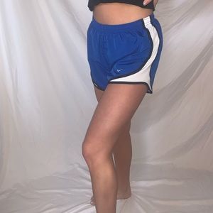 Blue nike shorts